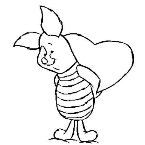Plansa de colorat cu Winnie de Pooh 29 23